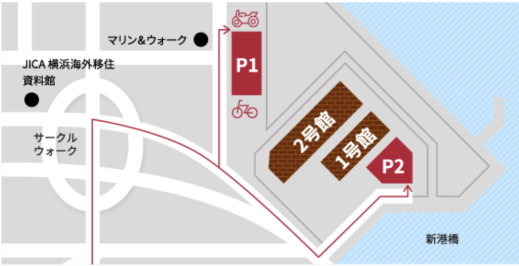 赤レンガ 駐車場