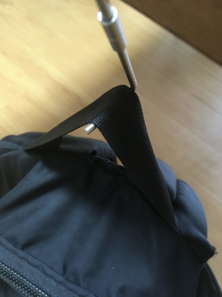 バックハンガー フック部分